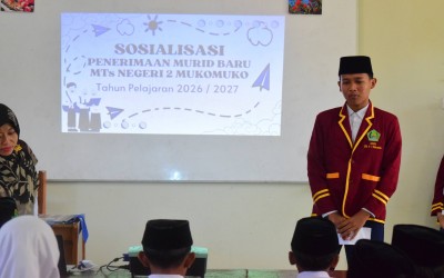 Sosialisasi PMB MTsN 2 Mukomuko Tahun 2026/2027 Disambut Antusias Siswa SD/MI